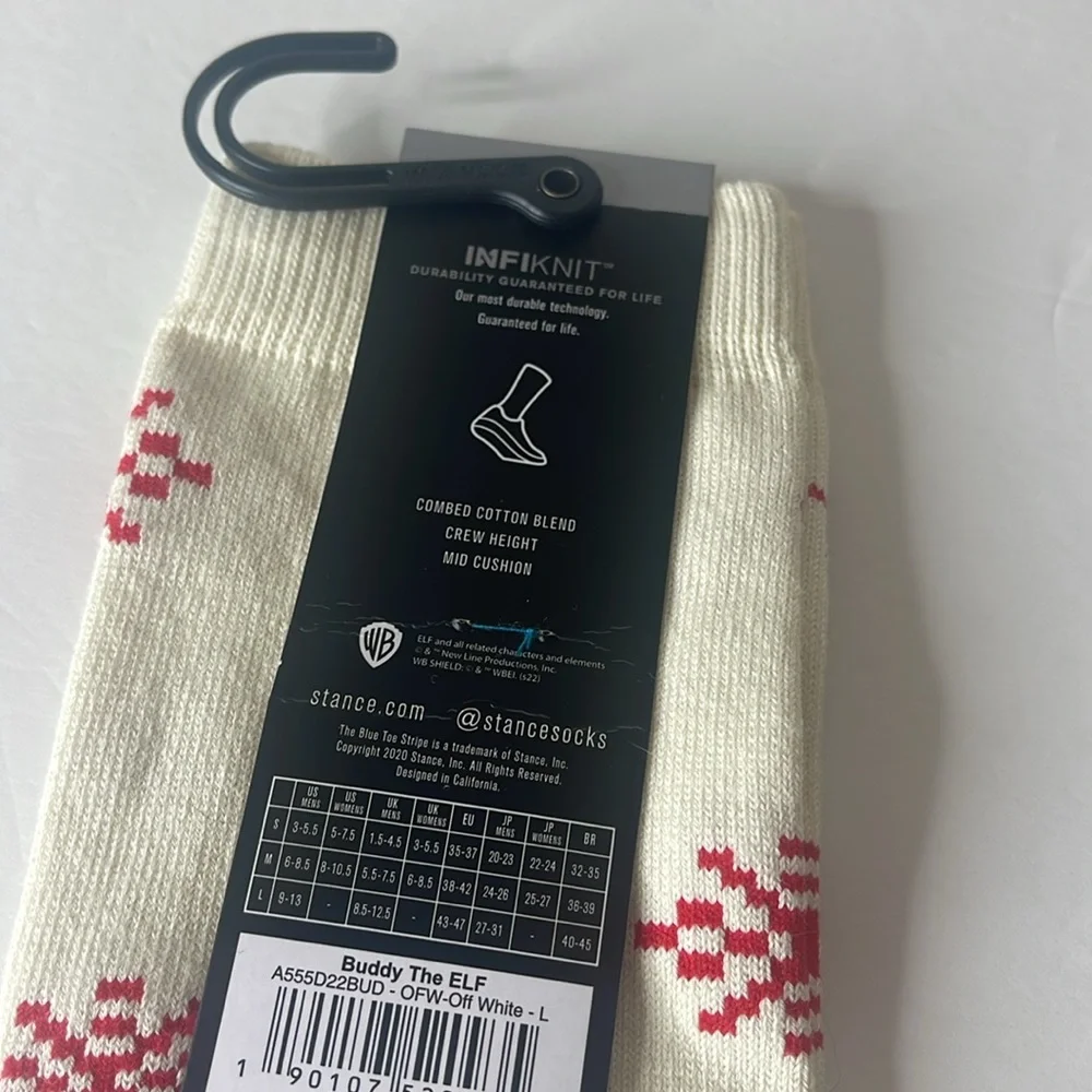 Stance ELF Christmas Socks (2 Pairs) Large